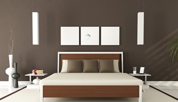 A bedroom is a private room where people usually sleep for the night or relax during the day