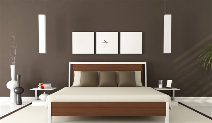 A bedroom is a private room where people usually sleep for the night or relax during the day