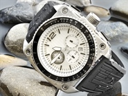 A watch is a small timepiece, typically worn either on the wrist or attached on a chain and carried in a pocket, with wristwatches being the most common type of watch used today