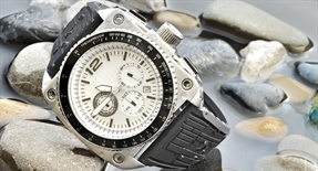 A watch is a small timepiece, typically worn either on the wrist or attached on a chain and carried in a pocket, with wristwatches being the most common type of watch used today