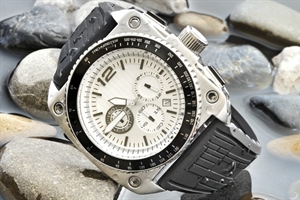A watch is a small timepiece, typically worn either on the wrist or attached on a chain and carried in a pocket, with wristwatches being the most common type of watch used today