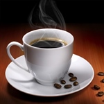 Coffee is a brewed beverage with a dark, acidic flavor prepared from the roasted seeds of the...