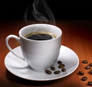 Coffee is a brewed beverage with a dark, acidic flavor prepared from the roasted seeds of the...
